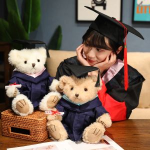JOJO CASTLE 30cm Graduation Soft Toy New Graduation Teddy Bear Kawaii Doctor Bear Plush Toy Soft Stuffed Teddy Bears Plushies Doll Party Decor Student Graduation Gifts Souvenir Gifts for Children  毕业玩偶