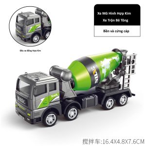 Xe Đồ Chơi Mô Hình Hợp Kim Xe Công Trình Xe Múc Xe Cẩu Xe Móc Xe Ben Xe Ủi Chất Liệu Hợp Kim và ABS Cứng Cáp Dành Cho Bé