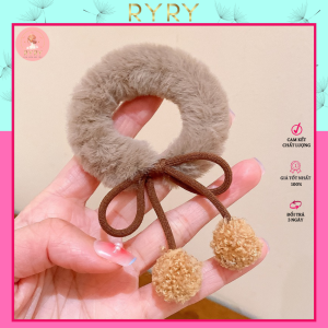 Dây Cột Tóc Cho Bé Cục Bông Xinh Xắn Phong Cách Hàn Quốc- Phụ Kiện RYRY