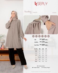 TUNIK SEPLY SASHA 37 ATASAN WANITA TERBARUU DAILY KASUAL KEKINIAN KONDANGAN KULIAH TERMURAHHH