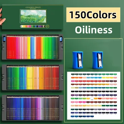 48/72/120/150/200 Colors OBOS Professional Color Lead OilColor Set Colored Pencils Art Supplies Oil
