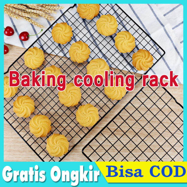 Dikirim dlm 24jam】25*27cm/25*40cm COOLING RACK NON STICK - Main Image