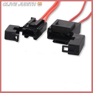 CISWGE ที่ใส่ฟิวส์รถยนต์25A 32V 16AWG ต่อสายไฟตัวสะสมฟิวส์อะแดปเตอร์สำหรับอุปกรณ์อิเล็กทรอนิกส์