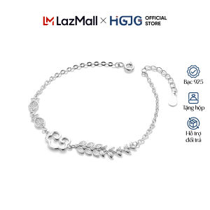 Lắc Tay Bạc 925 HGJG Thiết Kế Hình Con Cá Cân Đẩu Vân Mang Lại May Mắn Tài Lộc Phụ Kiện Trang Sức