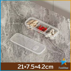 TD กล่องเก็บอาหารสด แบ่งเป็นช่อง กล่องเก็บอาหารในตู้เย็น พร้อมฝาปิด คงความสดใหม่ของอาหาร food storage box