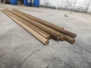 ไม้สักกลึงกลม ไม้สักเก่า ขนาดเส้นผ่าศูนย์กลาง3.5cm ยาว150cm-180cm ไม้สักกลมหนา