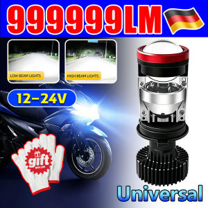 🔥Universal🔥2PCS Y7D H4 Led Headlight Projector bulb High Low Beam Plug & Play Super Bright For Car Motorcycle 6500K 75W