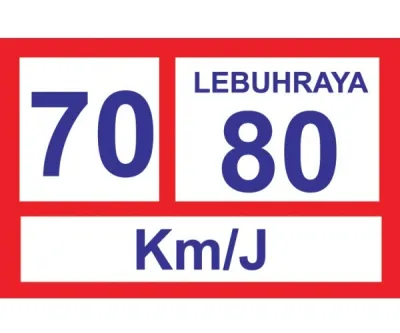 🔥READY STOCK🔥70/80 #80/90 #sticker lorry #puspakom sticker #speed limit