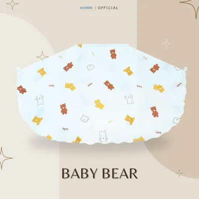 HOPPA Muslin Nursing cover ผ้าคลุมสำหรับให้นม แบบมีโครง(ถอดได้) ผ้ามัสลินคอตตอน พร้อมกระเป๋าจัดเก็บ ผ้าคลุมให้นม