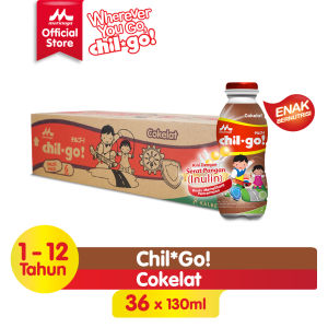 Morinaga Chil*Go! Milk Cokelat 36x130ml Susu Cair Steril Enak dan Bernutrisi