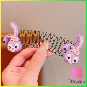 Winsome หวีดึงผมหน้าม้า ลายการ์ตูนน่ารัก กิ๊บติดผม สําหรับลูกสาว Cartoon Hair Comb