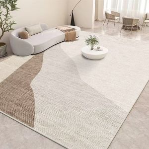 New Italian Retro Living Room Rug No Wash No Fuss Wipeable Thick Sofa Mat Anti-Slip and Dustproof