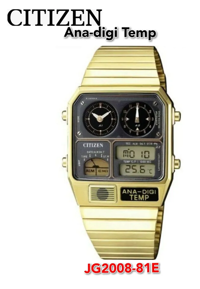 Citizen hot sale temperature watch