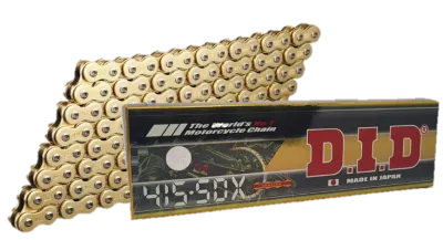 💯%ORIGINAL DID ROLLAR CHAIN 428HD GOLD & GOLD / 415SDX GOLD & GOLD