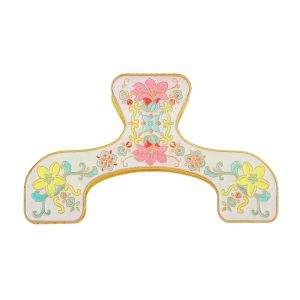 NAELIN loại Dấu trang loại Phong cách cổ điển. Màu men Kẹp sách Tinh tế Họa tiết hoa Kẹp thủ công Đọc sách