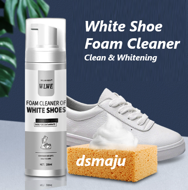 WLWE White Shoe Foam Cleaner Pembersih Buih Kasut Putih White Shoe