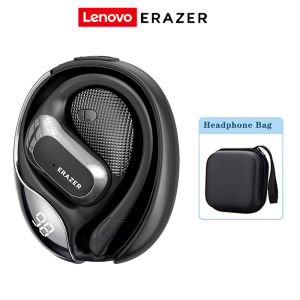 Lenovo ERAZER X5 Al Smart Real-Time Translation Wireless Earphone Bluetooth 5.4 With LED Display 135 Languages ​​Translation Earbuds With Mic Sport Headset IPX5 Waterproof Bone Conduction Headphones With Anti-loss Function