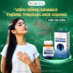 Thực phẩm bảo vệ sức khoẻ Sinmax hộp 30 viên - Hỗ trợ giảm sổ mũi, nghẹt mũi do viêm mũi, viêm xoang