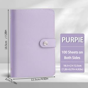 【MY Girl】A6 100 Days Envelope Challenge Budget Binder Money Savings Notebook Cash Storage Book