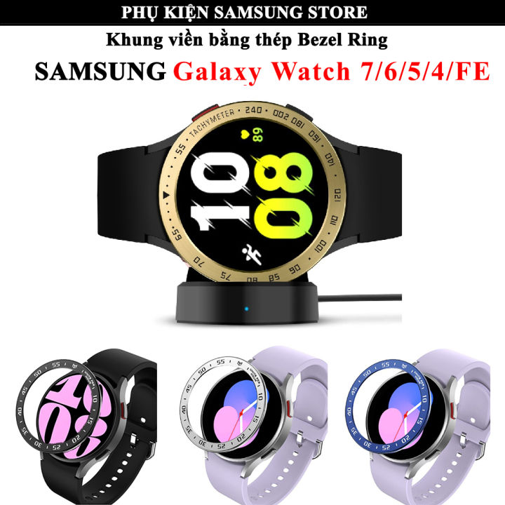 Khung viền bằng thép Bezel Ring Samsung Galaxy Watch 7,Galaxy