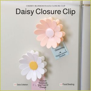 Sealing Clip Safe and Durable Daisy Clip Absorption Magnetic Comfortable Hand Feeling Exquisite and Beautiful