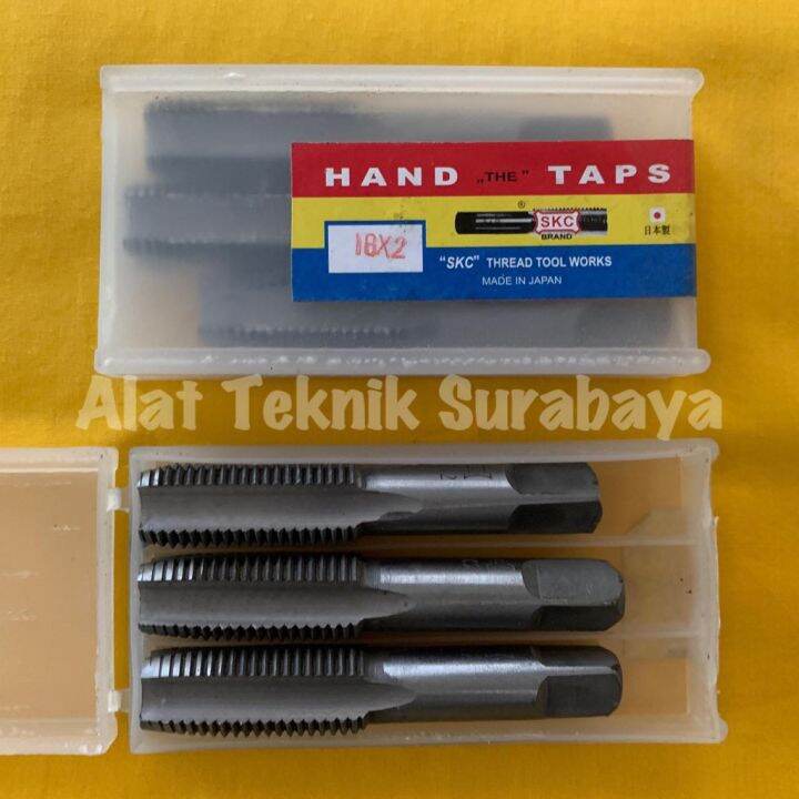 HAND TAPS HANDTAP ALAT DRAT MATA BOR 12 14 16 18 X 1,00 X 1,25 X 1,50 X ...