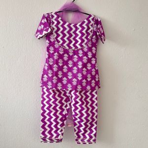 purple kurti set for girls -readystock in singapore-girls ethnic wear