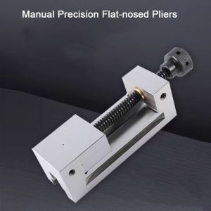 CHUAN 2นิ้วค่ะ เครื่องรองแบนขนาดเล็ก ความแม่นยำสูงและแม่นยำ ทนทานสำหรับงานหนัก พื้นผิวม้านั่งหนีบ คีมปากแบนด้วยมือ ทนทานต่อการใช้งาน เครื่องบดมุมขวา vise สำหรับเครื่องบดพื้นผิว