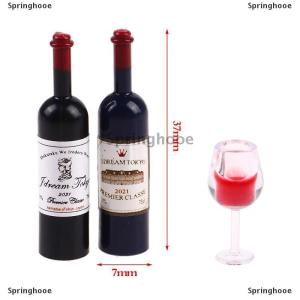 [COD] Springhooe 5pcs 1:12 dollhouse Miniature Wine CUP เบียร์แก้วไวน์รุ่น Doll Decor Toy