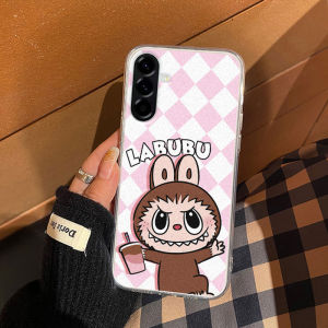 Phone Case for Samsung A17 A07 LTE 5G Cute Cartoon Labubu Pattern Non-slip Transparent Soft Silicone Casing for GalaxyA17 GalaxyA17LTE GalaxyA07 5g GalaxyA07LTE Phone Cover Case