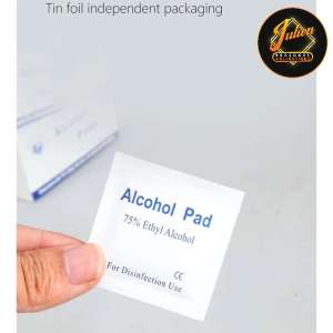 Julien Disposable Medical Iodine Cotton Swab Disinfection Outdoor Antibacterial Care Dressing