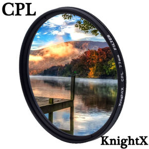 KnightX CPL polarizing Camera Lens Filter  polarizer For canon nikon 49mm 52mm 55mm 58mm 62mm 67mm 72mm 77mm