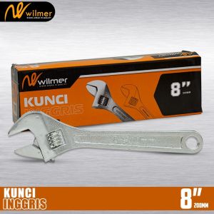 KUNCI INGGRIS BAJA Adjustable Wrench ukuran 8" Inch Kunci Inggris 10" Inch dan kunci inggris 12inch