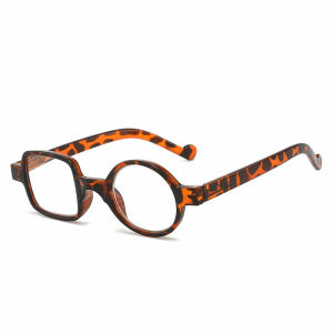 +100 To +400 Vintage Left Round Right Square Farsightedness glasses Spring Leg Reading Glasses Literary Style Presbyopia glasses