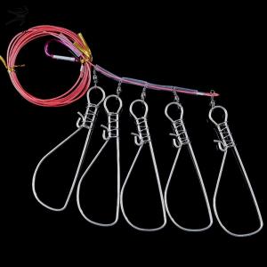 DP🔊🔥🔥🔥 เชือกตกปลายาว3.5เมตรห่วงล็อกปลาแม่น้ำสแตนเลสสำหรับกีฬากลางแจ้งอุปกรณ์ตกปลาสายคล้องอุปกรณ์ตกปลาคาร์พ