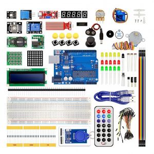 ชุดเรียน Arduino UNO R3 สำหรับผู้เริ่มต้นและนักเรียน มี Sensor ครบชุด RFID โมดูล มอเตอร์ Breadboard พร้อมโค้ดตัวอย่างและคู่มือ รองรับ Arduino IDE