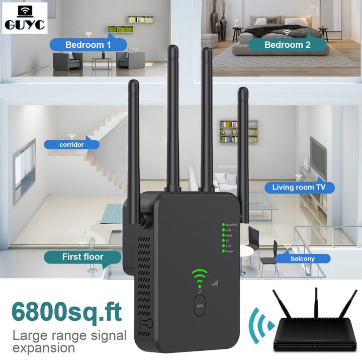 WiFi Repeater Booster Extender AP Mode/Repeater/Router 3 Modes Repeater