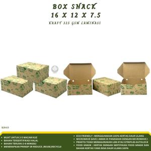 Box Snack 12x16 Dus Snack 16x12 Dus Lebaran Tebal 325 Gsm (Isi 20 Pcs-B.2K4E)