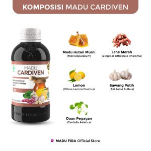 Madu CARDIVEN Original Obat Herbal Alami Stroke Jantung Kolestrol Lancarkan Peredaran Darah