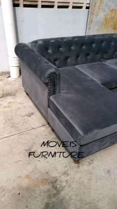 Elizabeth Chesterfield L Shape Sofa Made in Malaysia