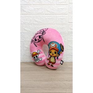 Bantal Leher U Print One Piece Bantal Travel One Piece Luffy
