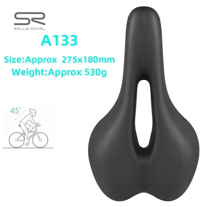 SELLE ROYAL Italy Cycling MTB Bike Bicycle Saddle Ultralight Rail Hollow PU  Saddle Breathable Soft Seat Cushion for Women Men Lazada PH