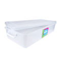 Home Gallery Stackable Underbed Storage Box with Wheels, Capacity: 35L | Durable & BPA-Free | Stackable Design | Multi-Purpose Storage for Cosmetics, Sundries, Clothes & More | Space-Saving & Easy to Carry | BUY 1 TAKE 1. 
