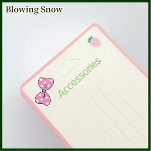 Blowing 50PCS Pink Bow Display Cards For Hair Claw Clip Paper Card Headdress Package Card Hair Decoration DIY Jewelry Package Cardboard