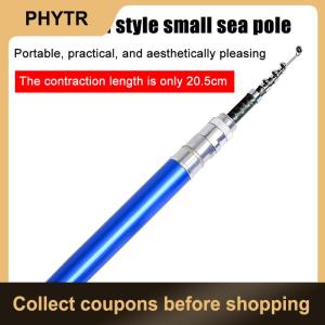 【PHYTR】 Ultra Short Pocket Rods Steelhead Fishing Rods Small Micro Mini Fishing Rods 1m 1.4m 1.6 Drum Reel Ice Fishing
