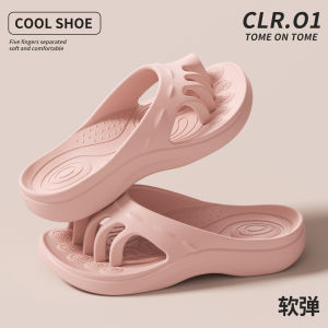 Free Shipping Five-Toe Separation Massage Slippers For Women Summer Home And Bathroom Use EVA Thick-Soled Outdoor Sandals