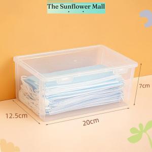 Sunflower Mask Storage Box Household Dust-proof Sealed Large-Capacity Box Waterproof Dustproof Sundries Storage Box Holder