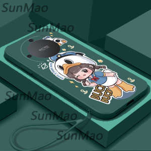 For Honor X9A 5G Case Cartoon Girl Cover CHA30