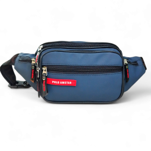 Tas Selempang Pinggang Pria Waistbag Slingbag Anti Air Bimo Material Kualitas Premium 7 Ruang