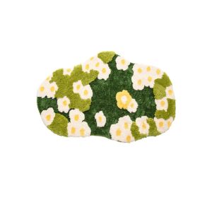 FOUNDTWO Chất thấm hút Thảm tắm mô phỏng rêu Chống trơn trượt Đậm đặc Thảm rêu Thảm chùi chân Mềm mại Thảm nhà tắm Phòng ngủ